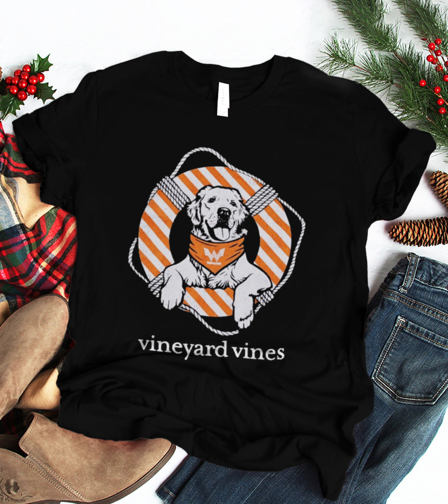 Vineyard Vines Golden Retriever Life Preserver T-Shirt