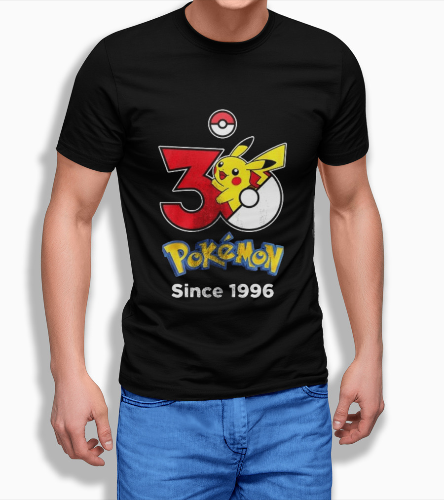 Tampa Bay Buccaneers X Pokemon 30th Anniversary Pikachu Since 1996 Celebration T-Shirt