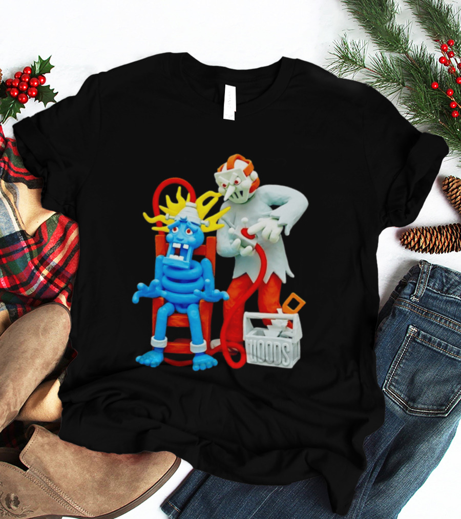 Friday The 13th Jason Voorhees Electrocution Scene Woods T-Shirt