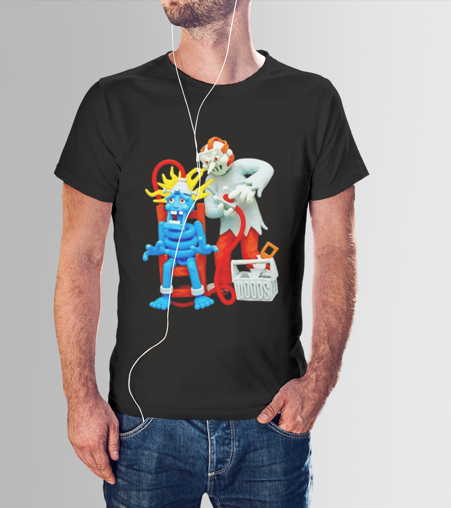 Friday The 13th Jason Voorhees Electrocution Scene Woods T-Shirt