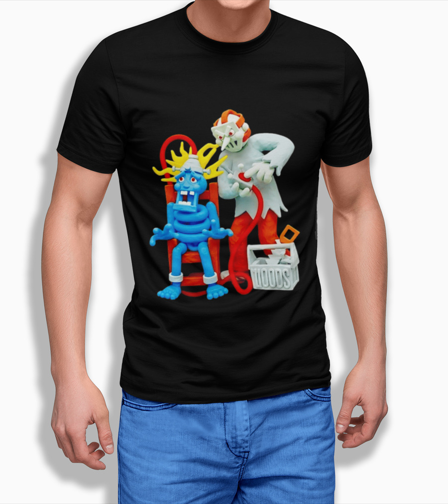 Friday The 13th Jason Voorhees Electrocution Scene Woods T-Shirt