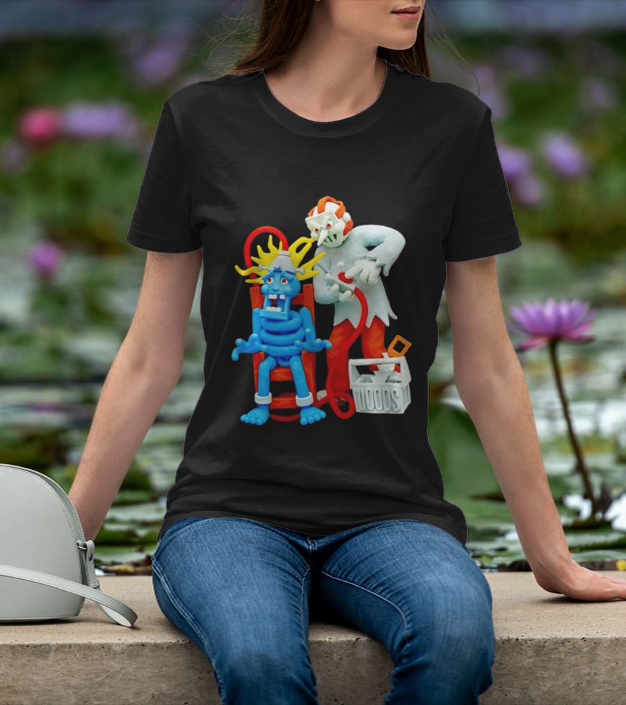 Friday The 13th Jason Voorhees Electrocution Scene Woods T-Shirt