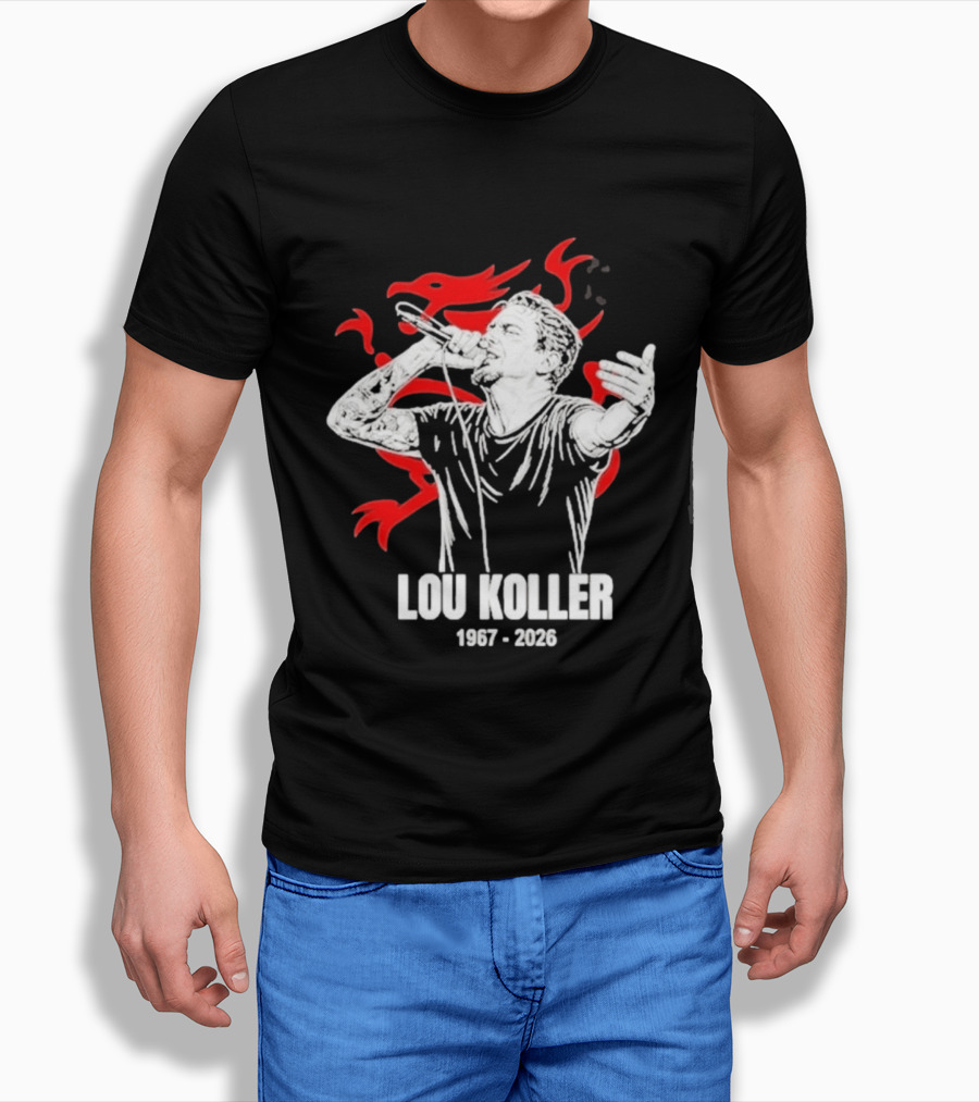 Lou Koller 1967 2026 Sick Of It All Mic Dragon T-Shirt