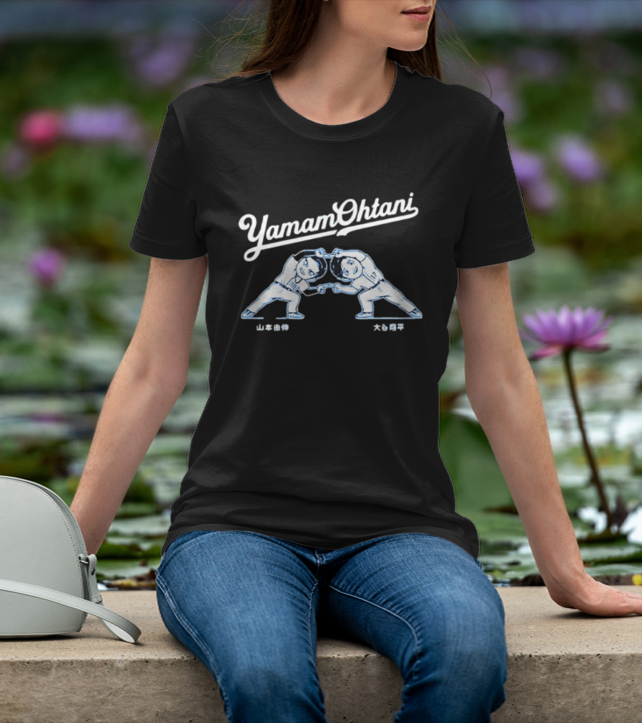 Yamamoto Ohtani Dodgers MLB YamamOhtani Fusion Dance T-Shirt