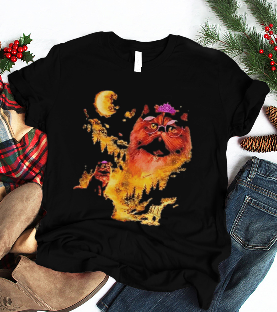 Princess Donut Cat Lover Moon Fantasy T-Shirt