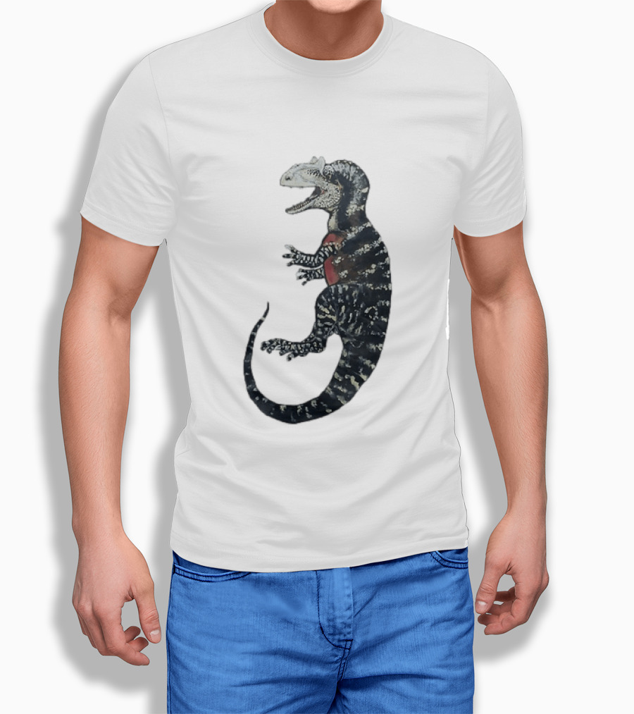 Allosaurus Dinosaur Prehistoric Paleontology Detailed Fossil T-Shirt