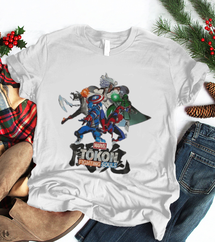 Marvel Captain America Tokon Fighting Souls T-Shirt