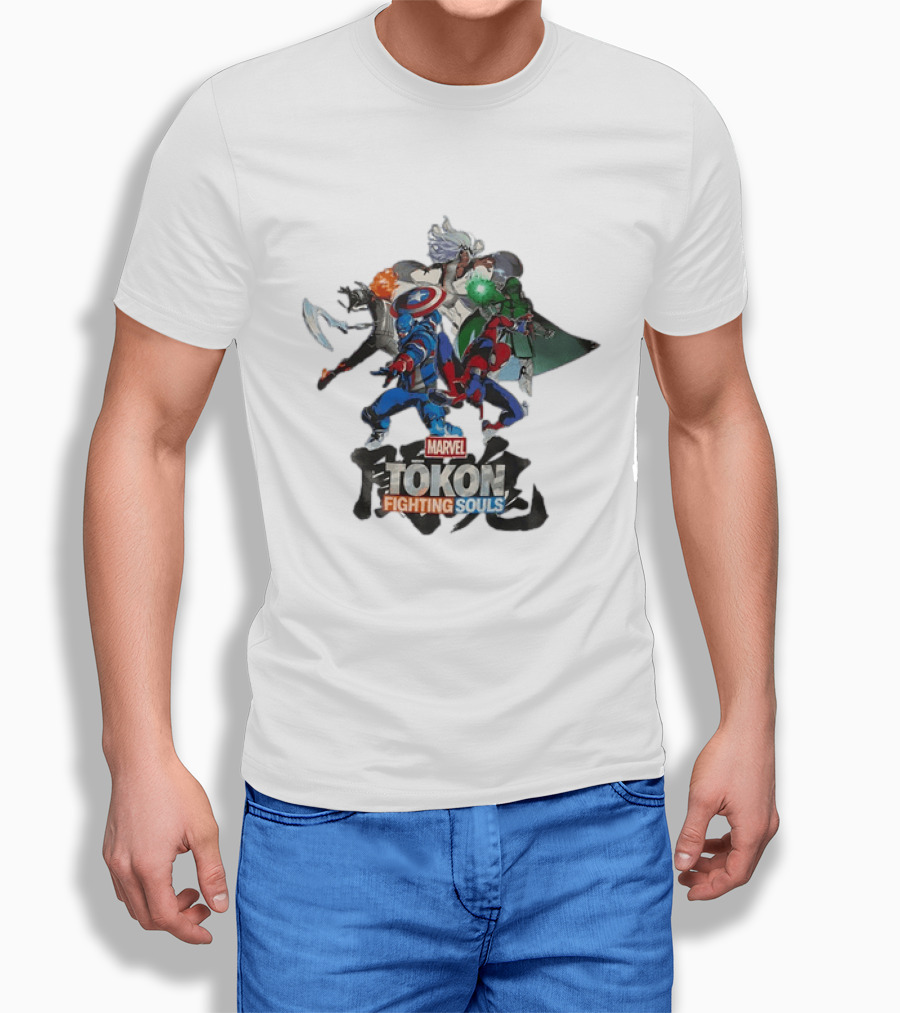 Marvel Captain America Tokon Fighting Souls T-Shirt