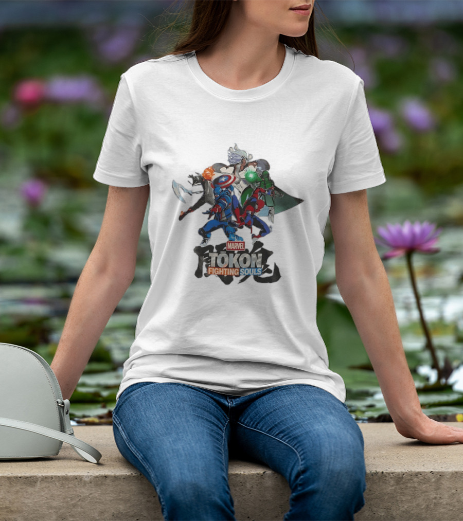 Marvel Captain America Tokon Fighting Souls T-Shirt