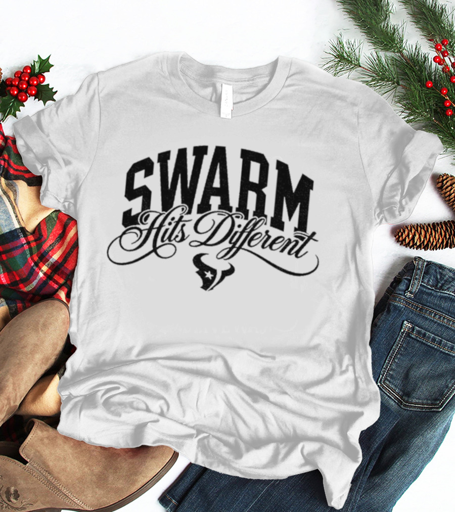 Swarm Hits Different Training Camp Texans T-Shirt