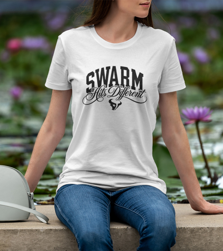 Swarm Hits Different Training Camp Texans T-Shirt