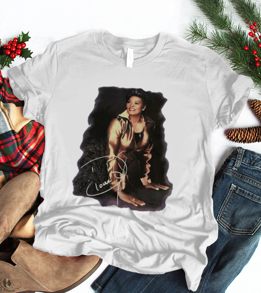 Dionne Warwick Iconic Soul Singer Legend Autographed Image T-Shirt