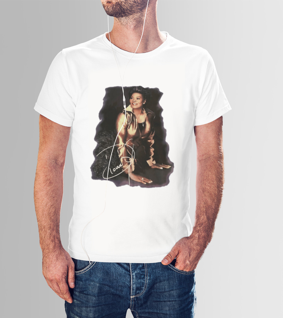 Dionne Warwick Iconic Soul Singer Legend Autographed Image T-Shirt