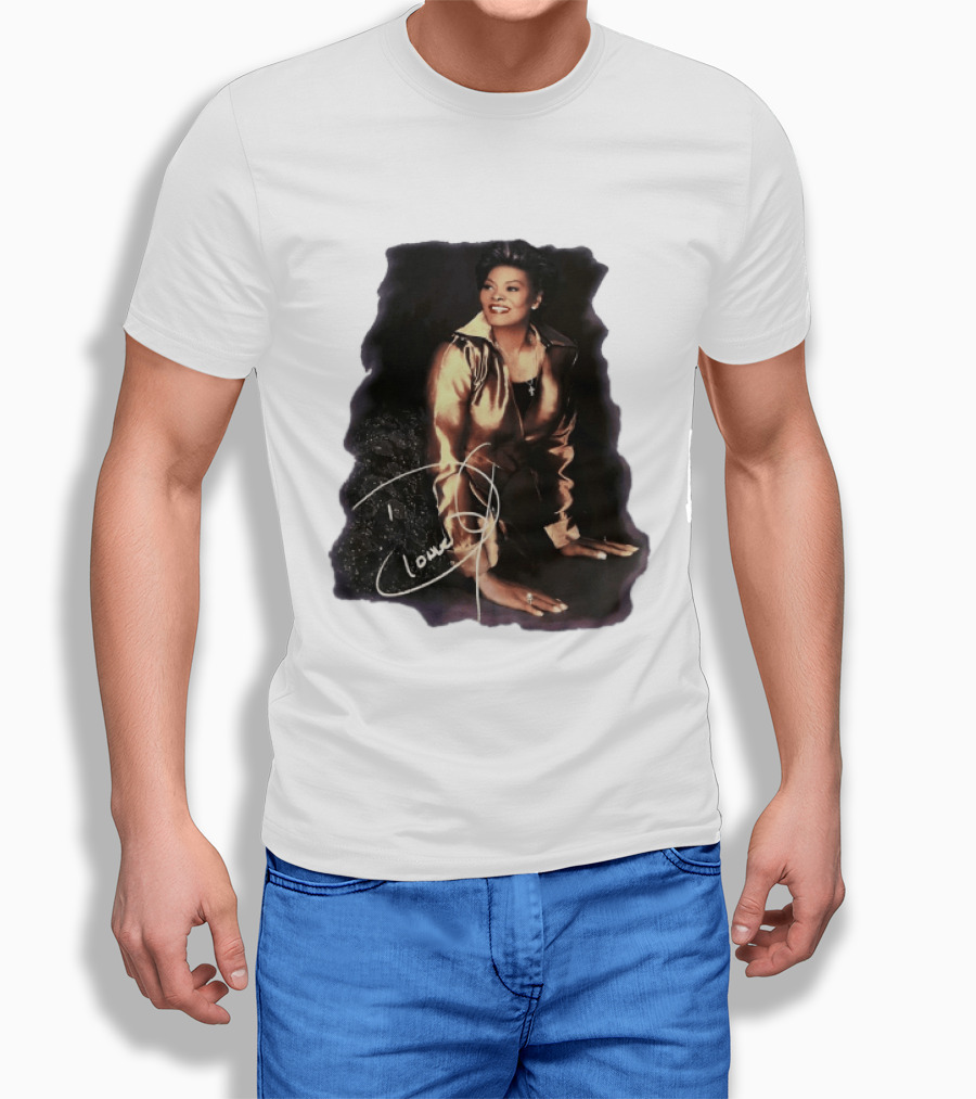 Dionne Warwick Iconic Soul Singer Legend Autographed Image T-Shirt