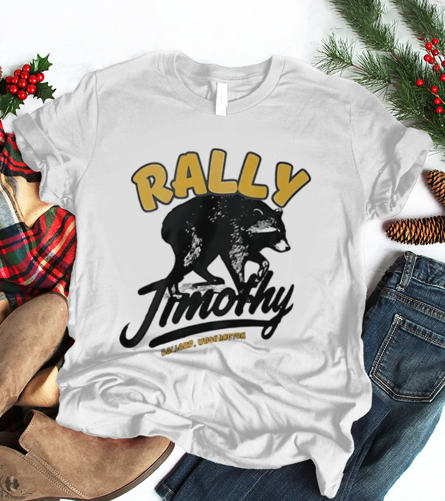 Rally Timothy Ballard Washington Black Raccoon T-Shirt
