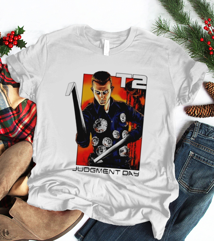 T2 Judgment Day 1000 Iconic Scene T-Shirt
