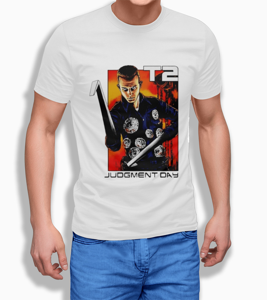 T2 Judgment Day 1000 Iconic Scene T-Shirt