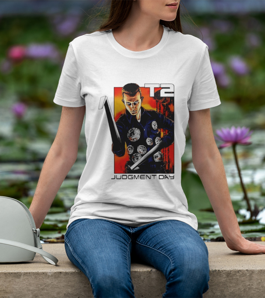 T2 Judgment Day 1000 Iconic Scene T-Shirt