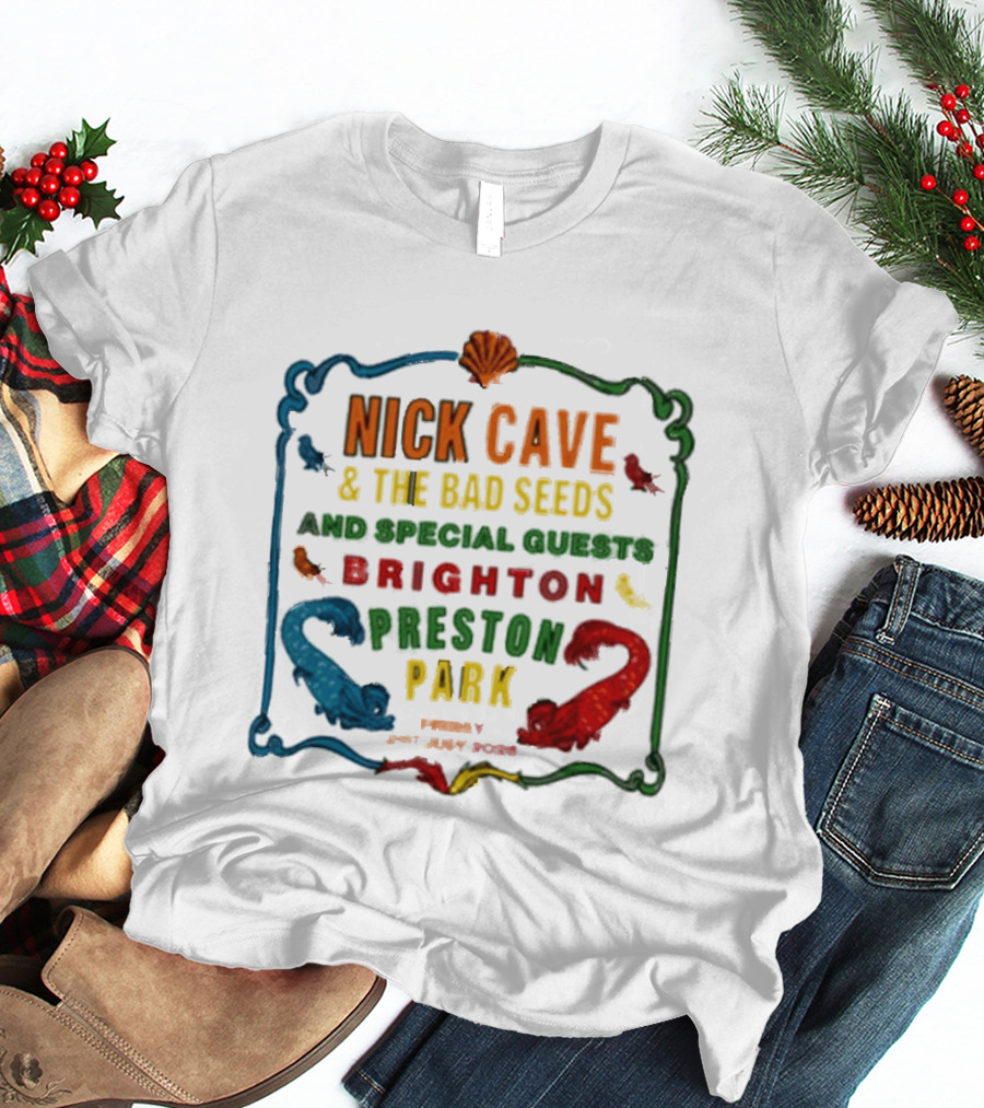 Nick Cave And The Bad Seeds Brighton Preston Park Special Guests July 31 2026 T-Shirt