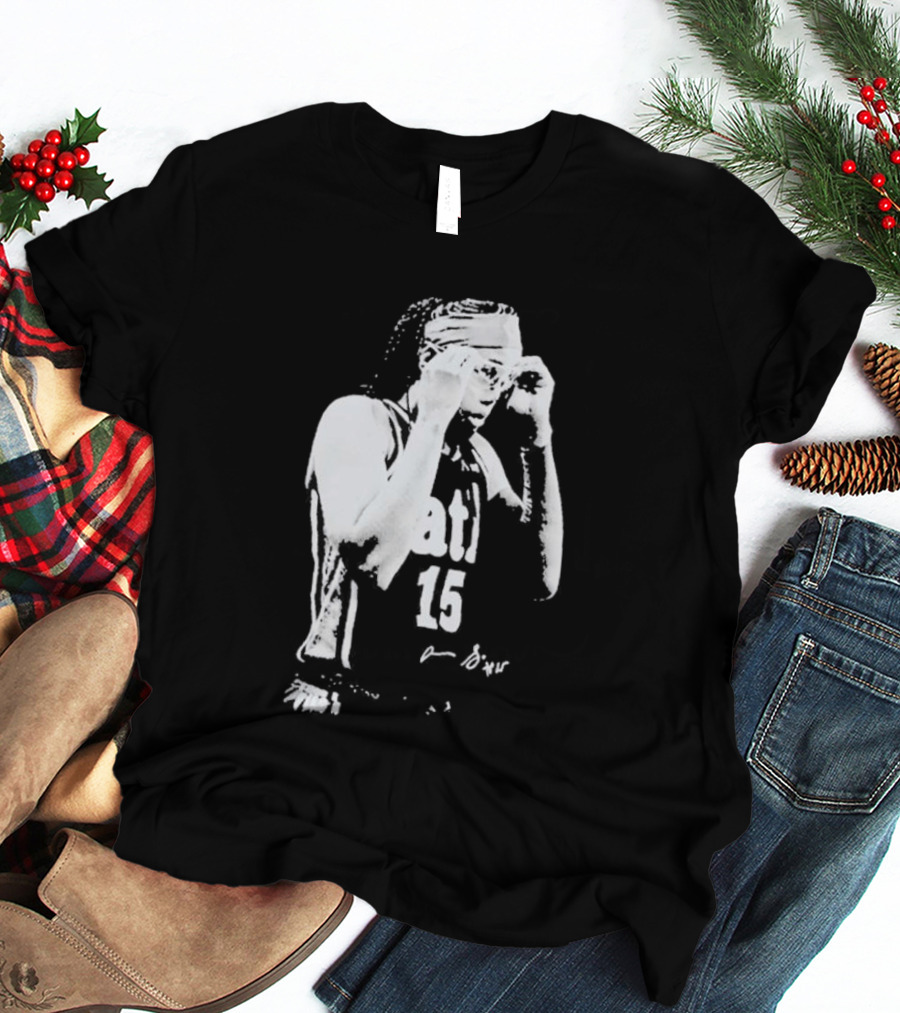 Allisha Gray Number 15 Goggles Gesture T-Shirt