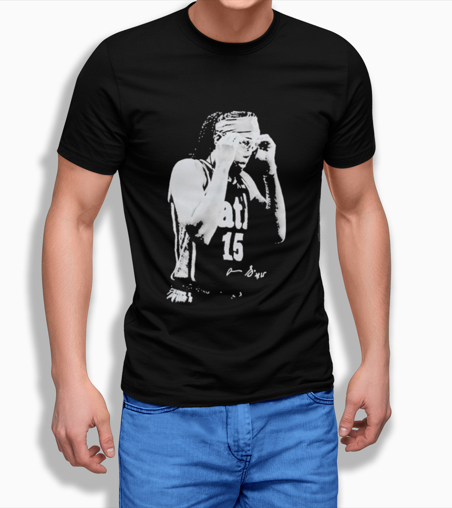 Allisha Gray Number 15 Goggles Gesture T-Shirt