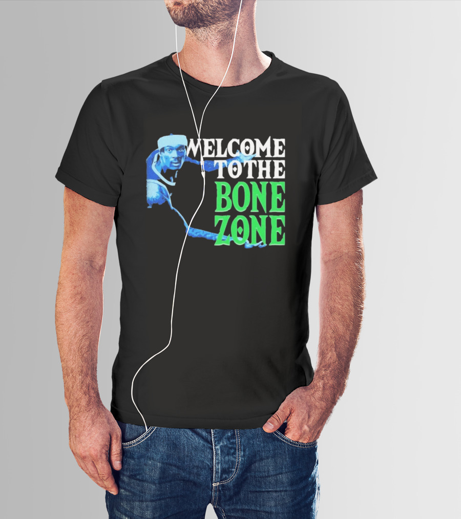 Welcome To The Bone Zone Minnesota Timberwolves Bones Hyland T-Shirt
