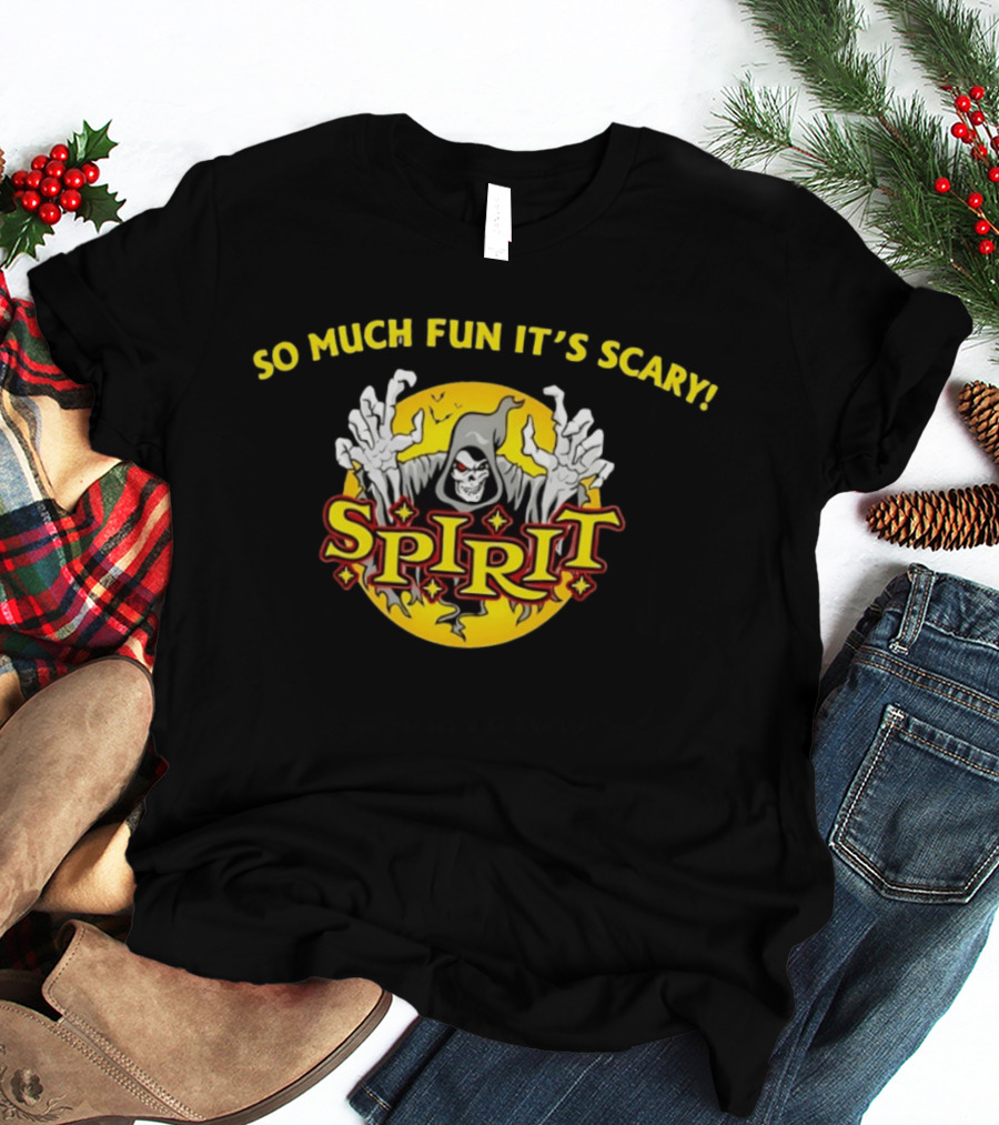 Spirit Halloween So Much Fun It's Scary Skeleton Ghost Hand T-Shirt