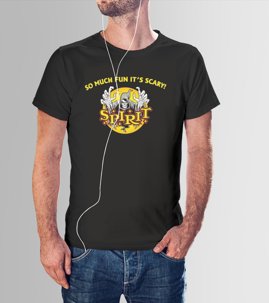 Spirit Halloween So Much Fun It's Scary Skeleton Ghost Hand T-Shirt