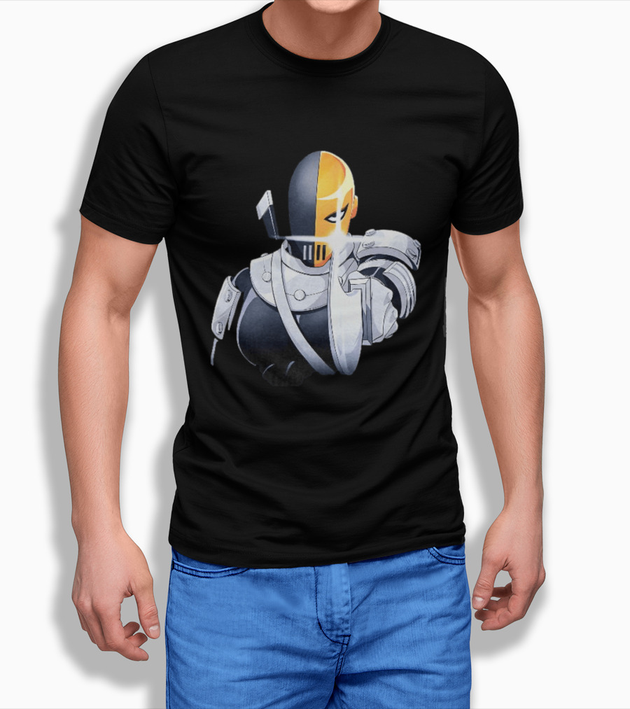 Deathstroke DC Comics Armor Sword Wielding T-Shirt