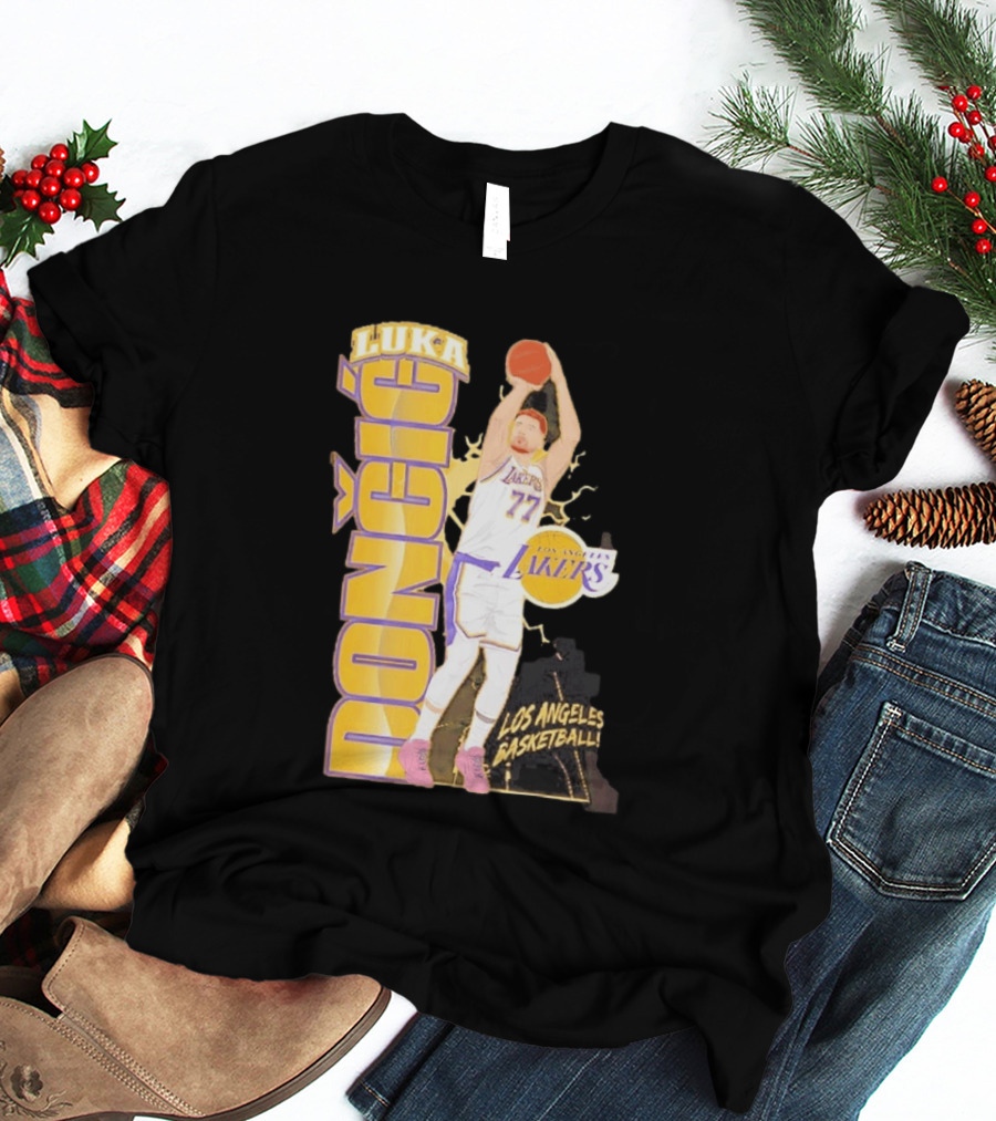 Los Angeles Lakers Luka Dončić Basketball 77 T-Shirt