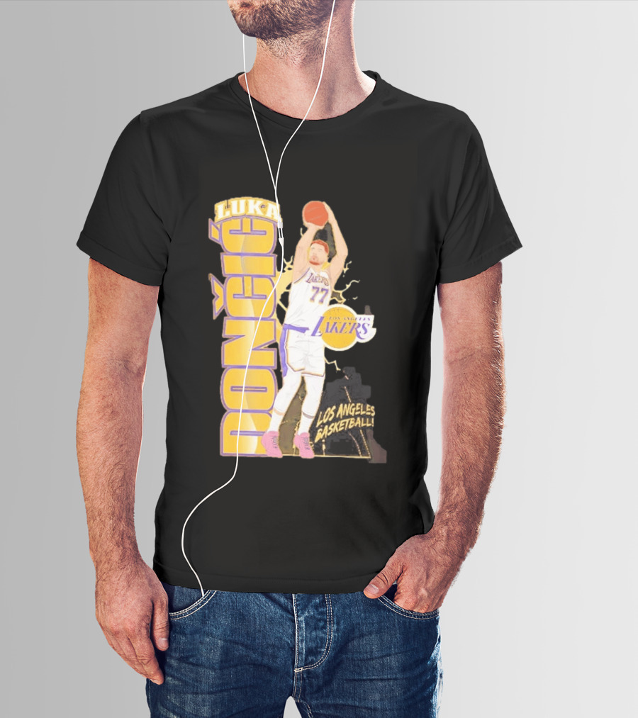 Los Angeles Lakers Luka Dončić Basketball 77 T-Shirt