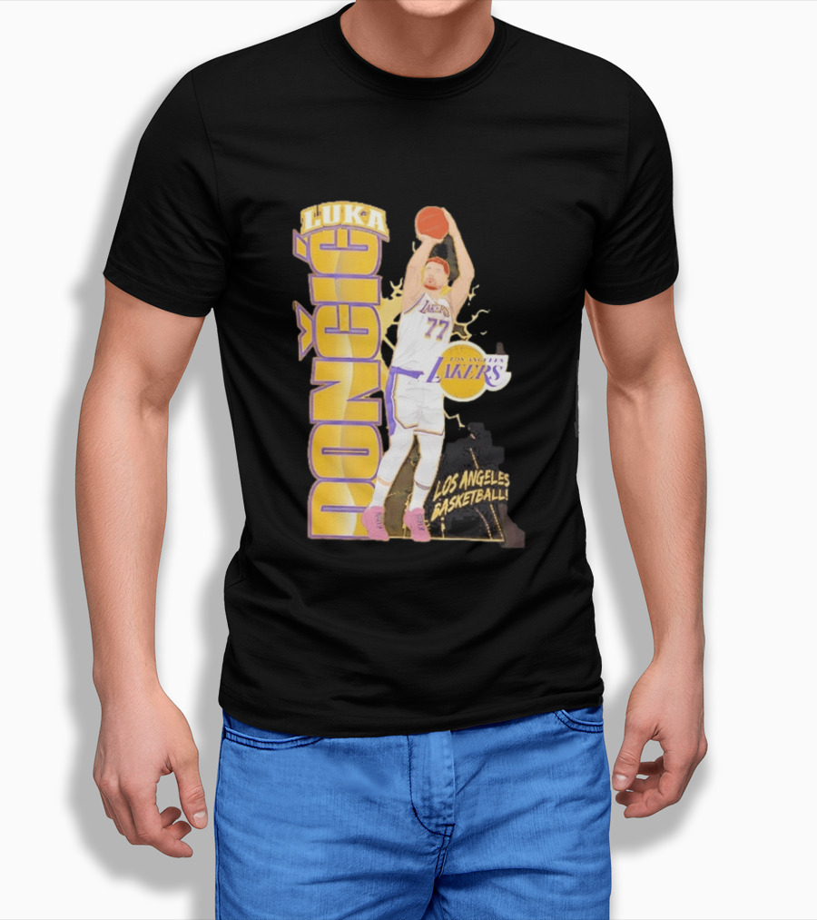 Los Angeles Lakers Luka Dončić Basketball 77 T-Shirt