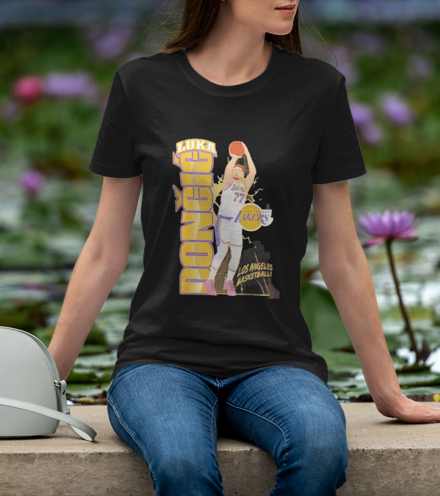 Los Angeles Lakers Luka Dončić Basketball 77 T-Shirt