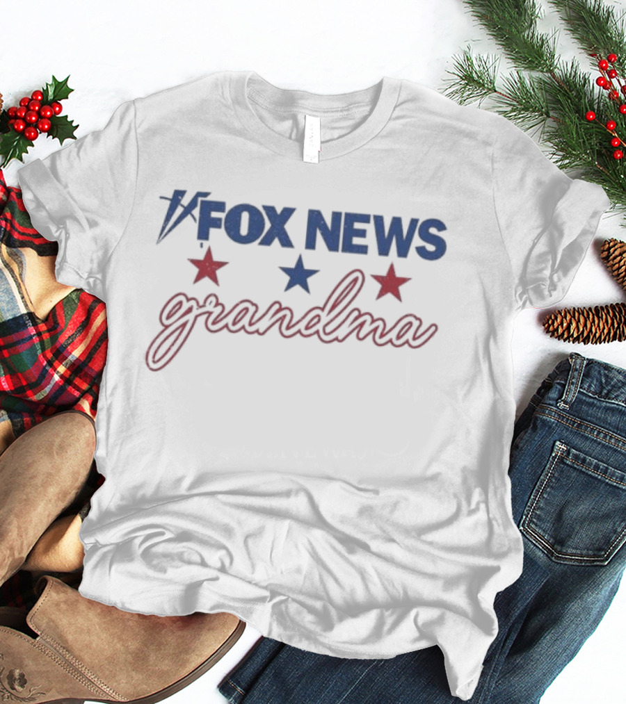 FOX News Grandma Stars Blue Red T-Shirt