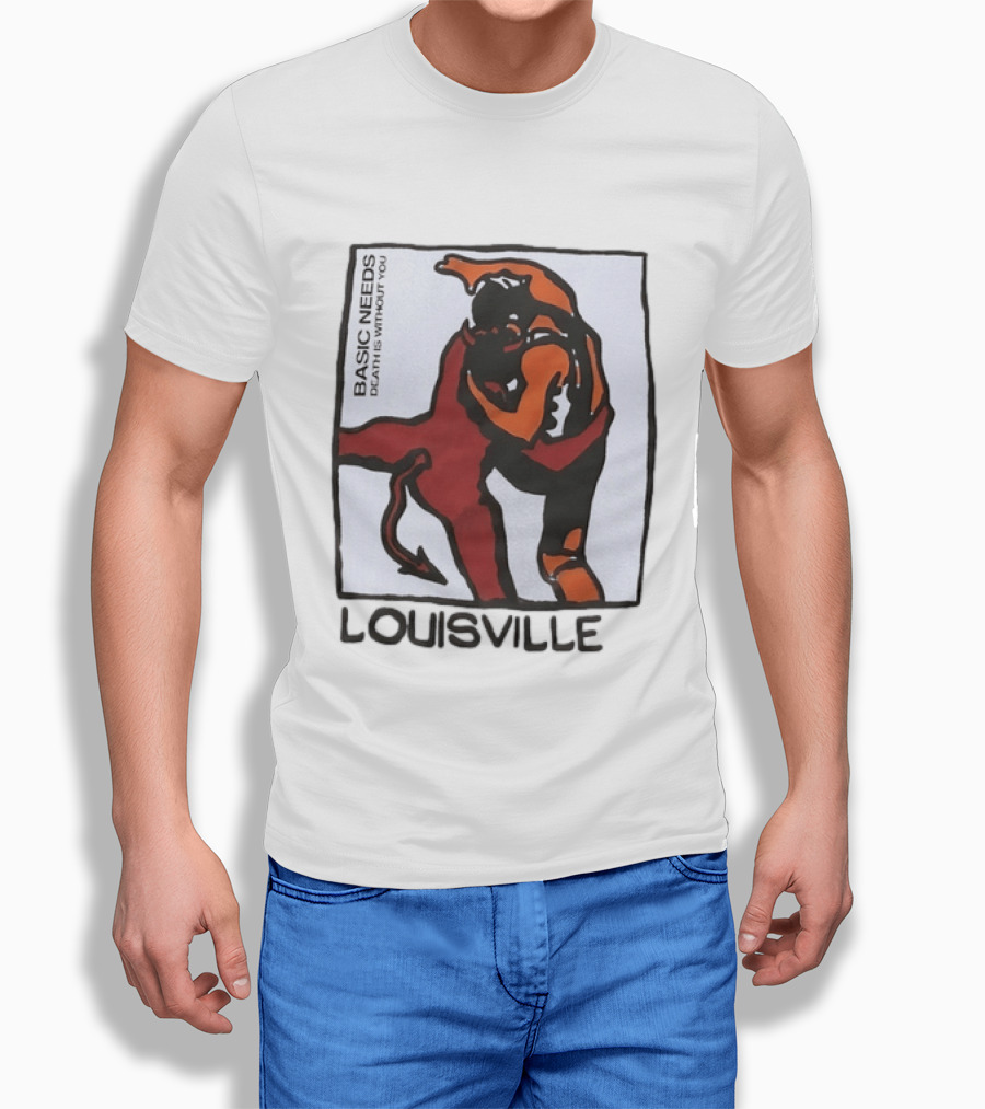 Louisville Basic Needs Death Is Without You Wrestling T-Shirt