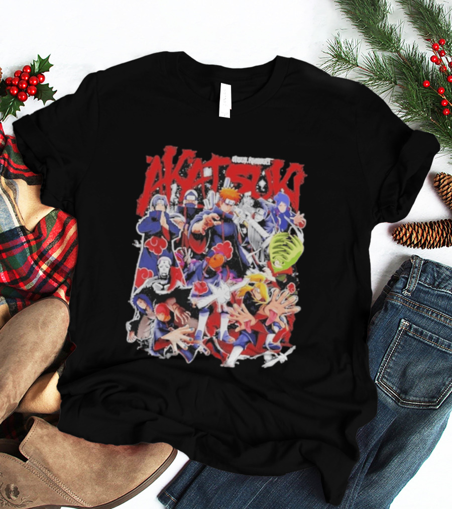 Akatsuki Vibes Konnect Naruto Anime Pain Characters Animation T-Shirt