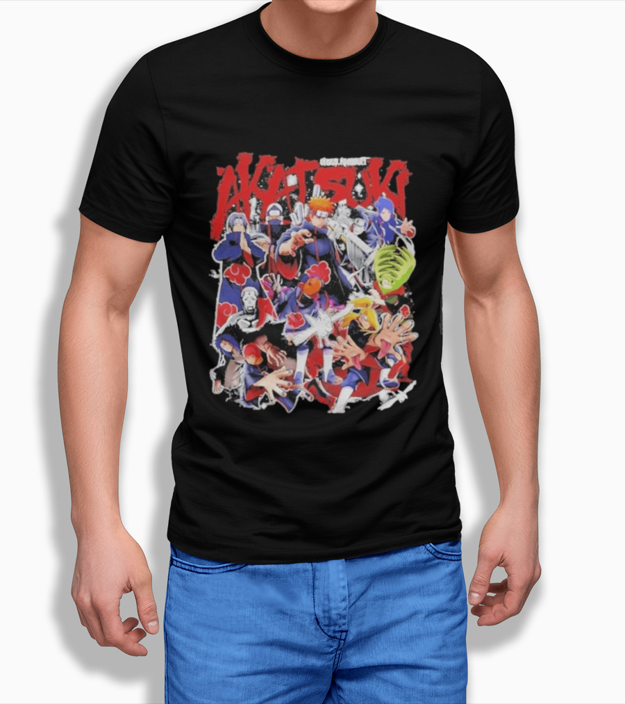 Akatsuki Vibes Konnect Naruto Anime Pain Characters Animation T-Shirt