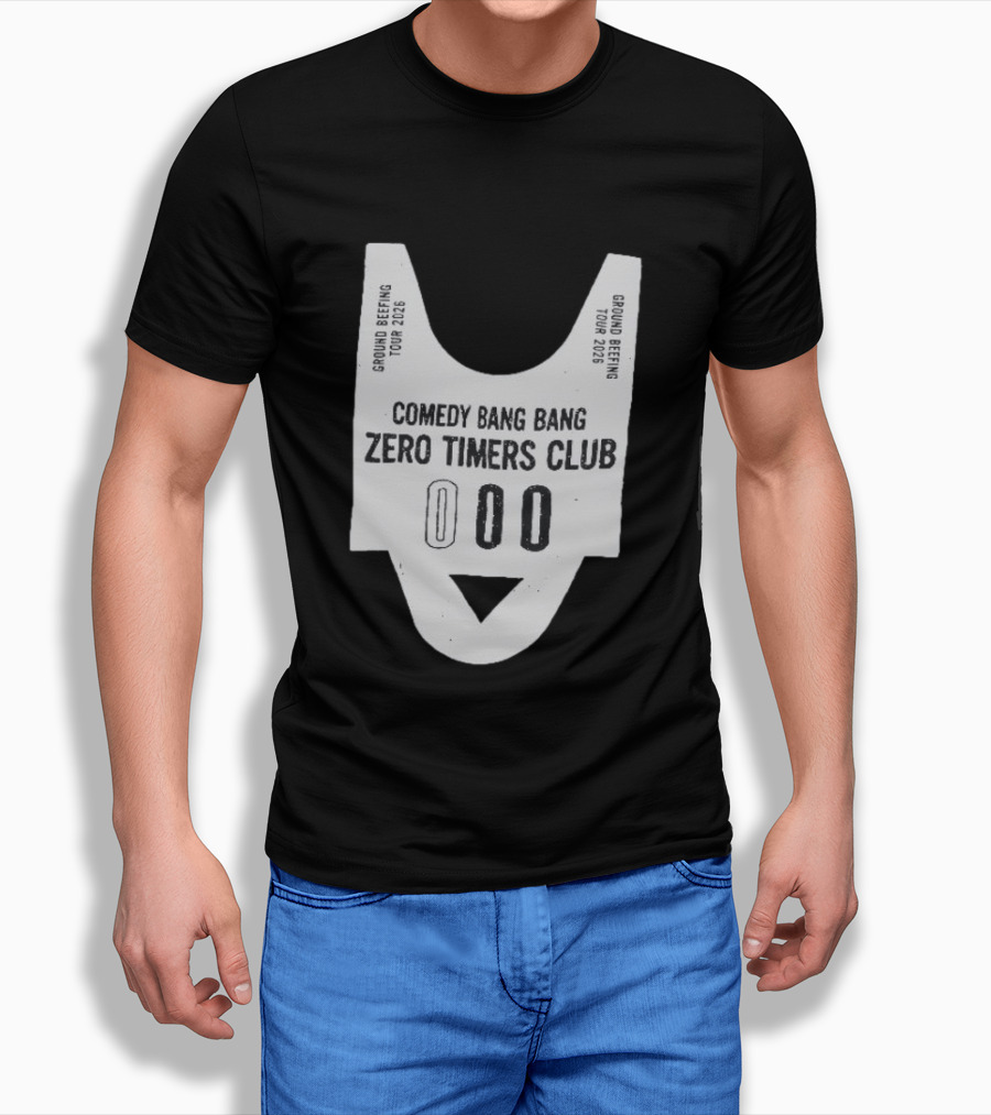 Comedy Bang Bang Zero Timers Club Ground Beefing Tour 2026 T-Shirt