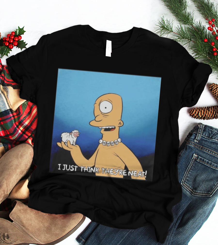 Odyssey The Cyclops I Just Think They're Neat Funny Cartoon T-Shirt