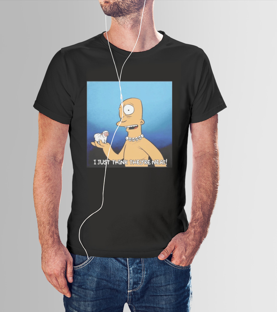 Odyssey The Cyclops I Just Think They're Neat Funny Cartoon T-Shirt