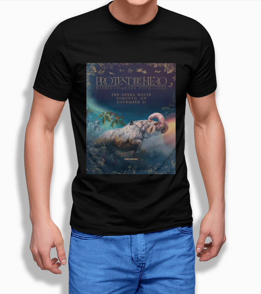Protest The Hero Within Canada Tour 2026 Opera House Toronto November 21 Live Nation T-Shirt