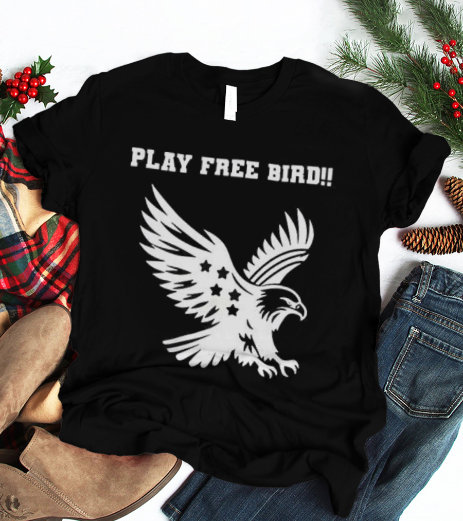 Play Free Bird Eagle Skynyrd Supremacist T-Shirt