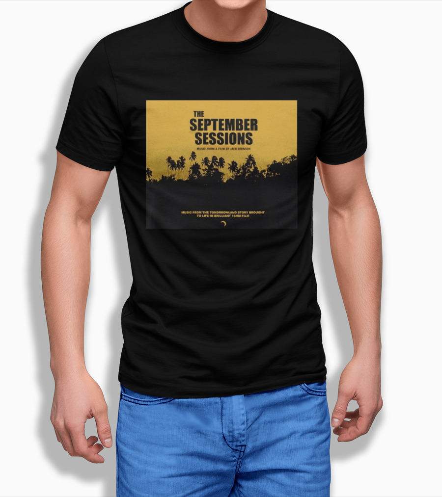 The September Sessions Music From A Film By Jack Johnson Tomorrowland Story 16mm Film T-Shirt