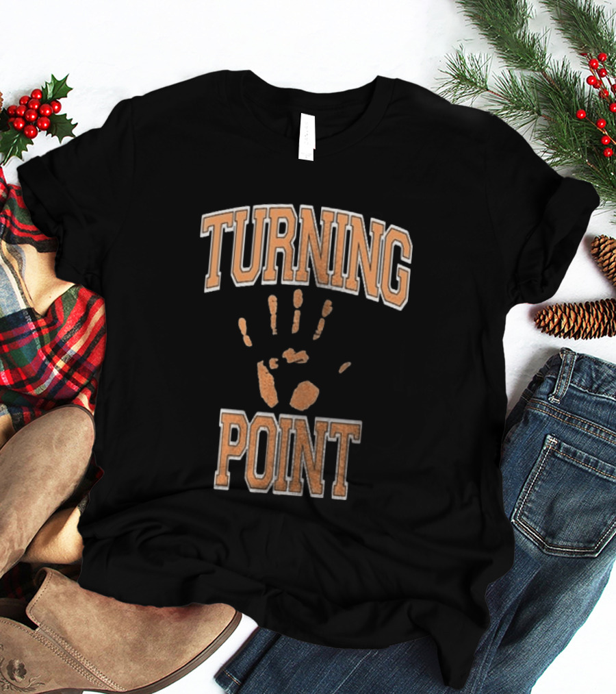 Turning Point Handprint Motivation Dawn Darkness T-Shirt