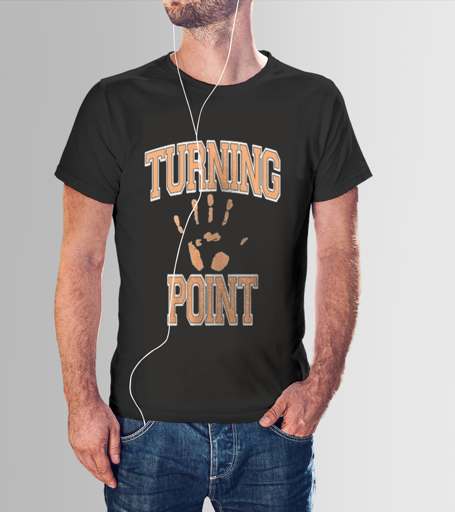 Turning Point Handprint Motivation Dawn Darkness T-Shirt