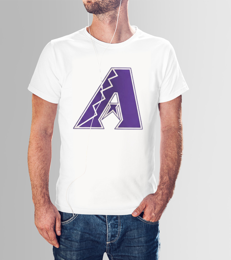 2026 Arizona Diamondbacks GCU Jersey Giveaway Purple "A" T-Shirt