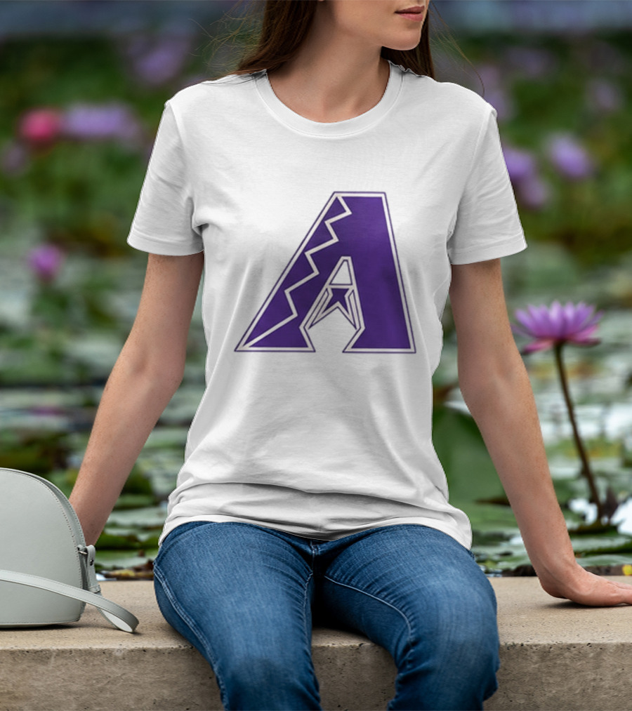 2026 Arizona Diamondbacks GCU Jersey Giveaway Purple "A" T-Shirt
