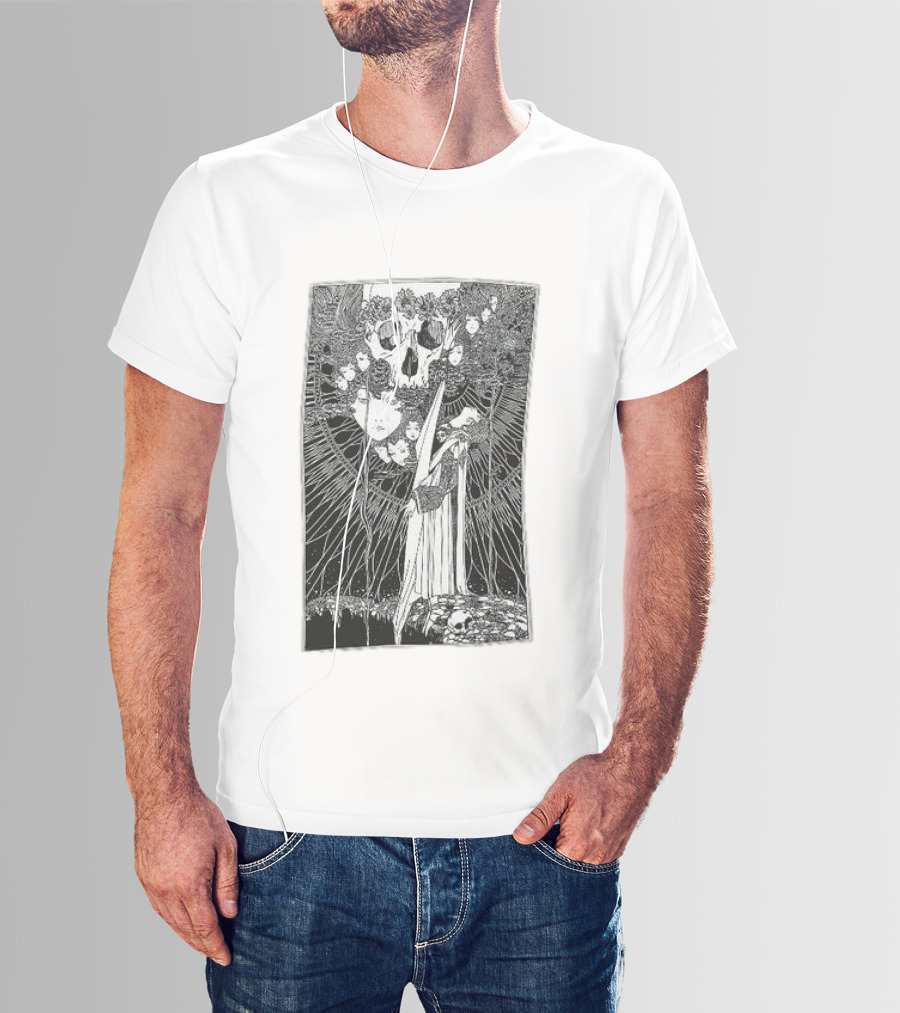Alcest Kodama Album Art Black And White T-Shirt