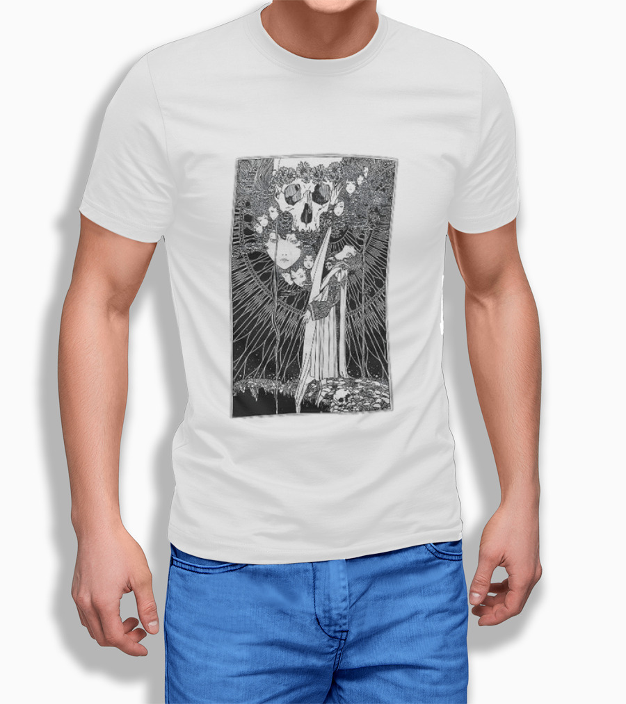 Alcest Kodama Album Art Black And White T-Shirt