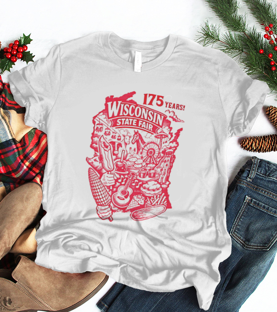 Wisconsin State Fair 175 Years Celebration T-Shirt